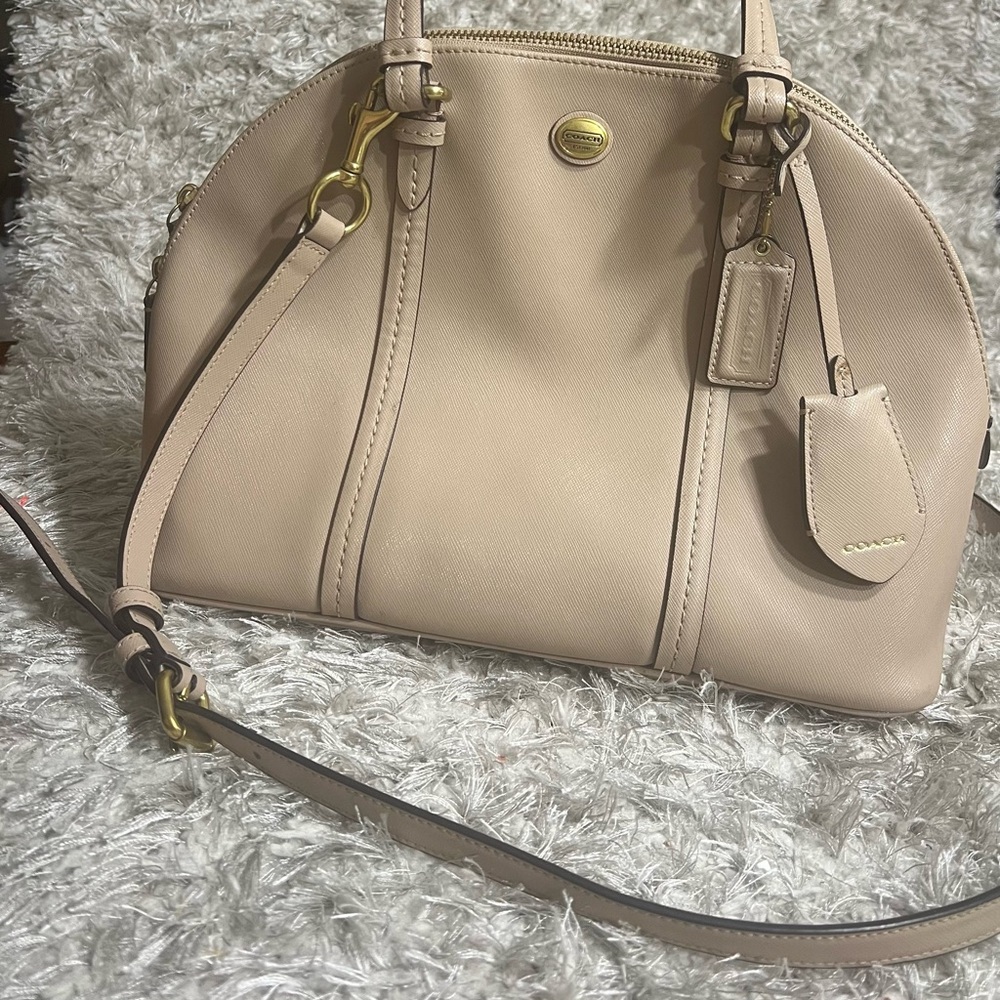 Coach Cream Crossbody Bag